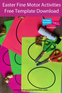 Easter fine motor skills activities for toddlers designed by occupational therapist bunty mcdougall.