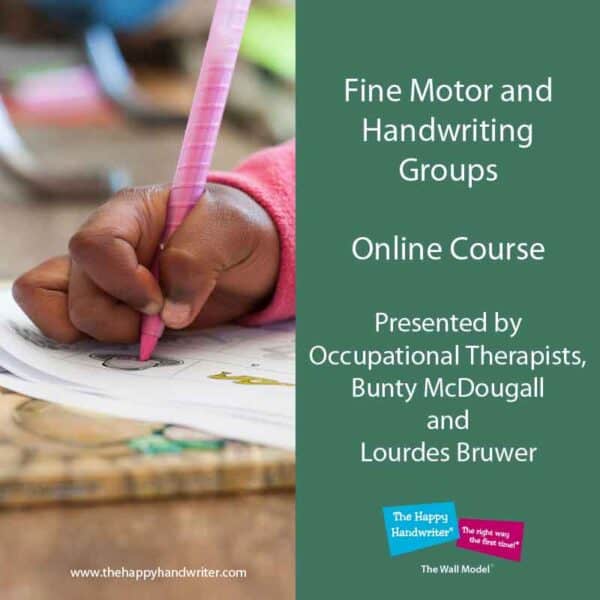 A course for occupational therapists exploring fine motor and handwriting groups for kids.