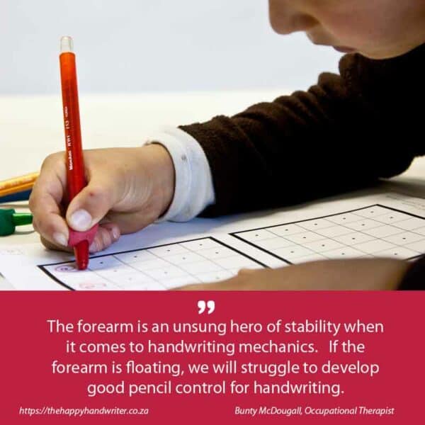 Handwriting Help. Mechanics, Stability and Movement.