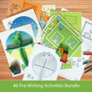 46 Developmental pre-writing activities for preschoolers from bunty McDougall occupational therapist to get your child ready for handwriting.